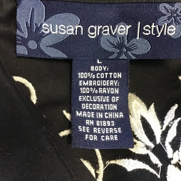 Embroidered Button Front Shirt-NWOT - Picture 7 of 7